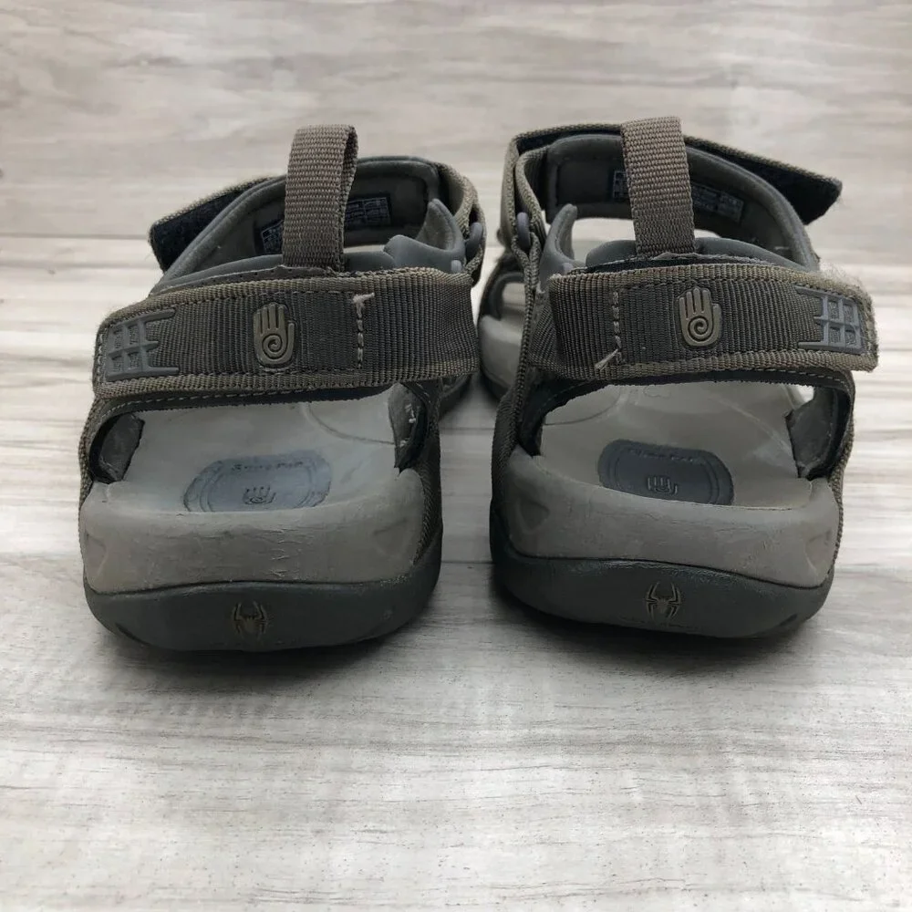 Teva Sandals Men's 9 Minam Brown Hook and Loop Outdoor Shoes